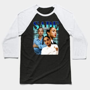 Vintage Sade Adu 80s 90s Style Baseball T-Shirt